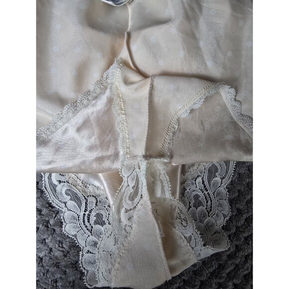 Vtg Valentino Intimo Satin Polka Dot Tap Pants French Knickers Size M - Picture 9 of 9